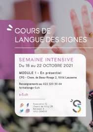 cour langage des signes