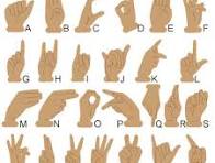 lettre langue des signes