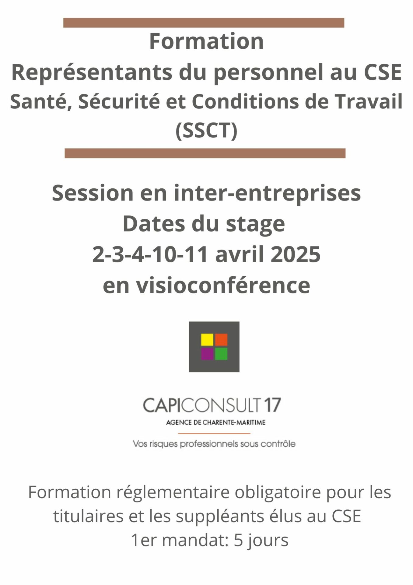 formation ssct cse obligatoire