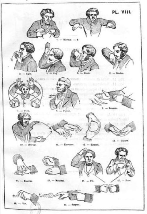 signe de sourd et muet