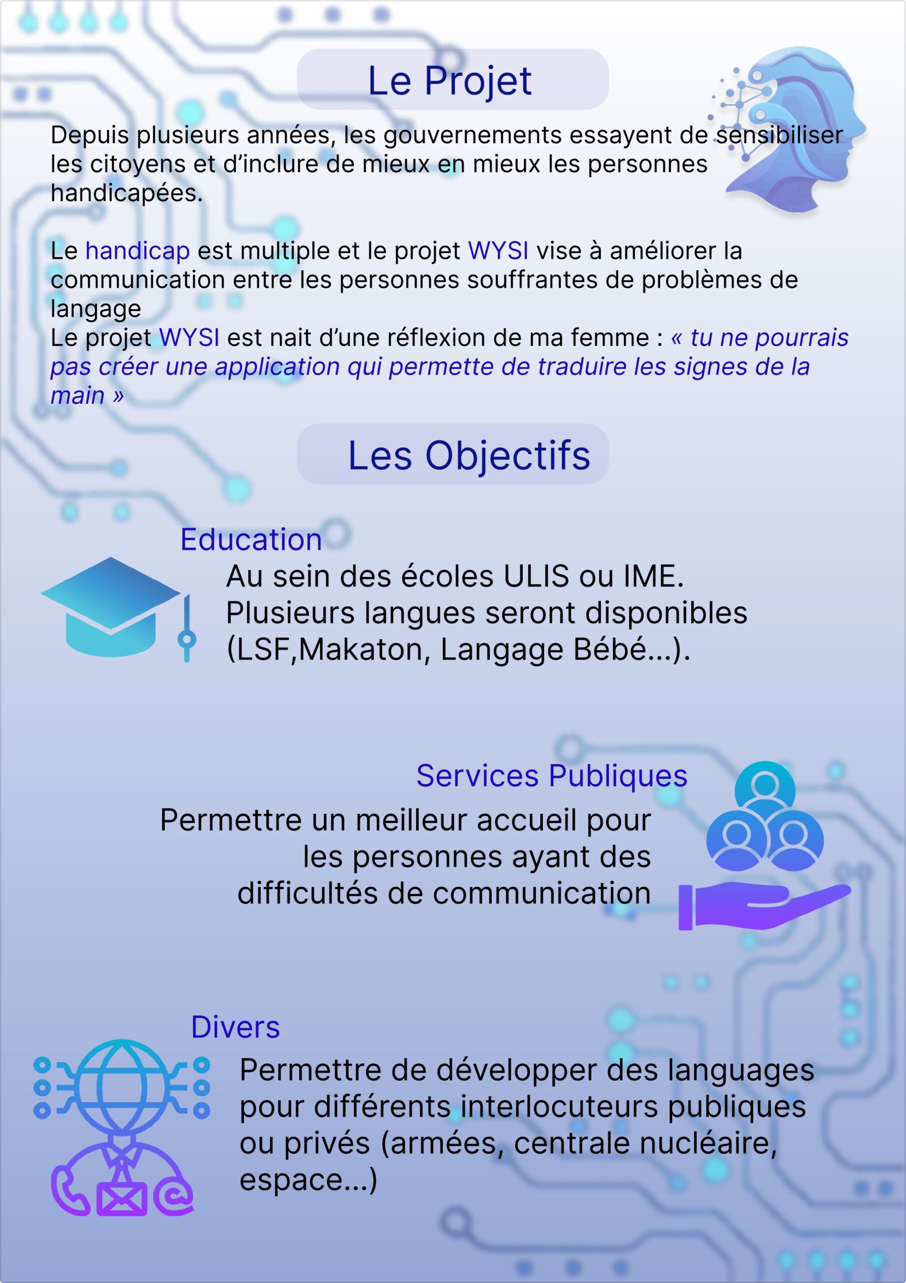 traduction langage des signes