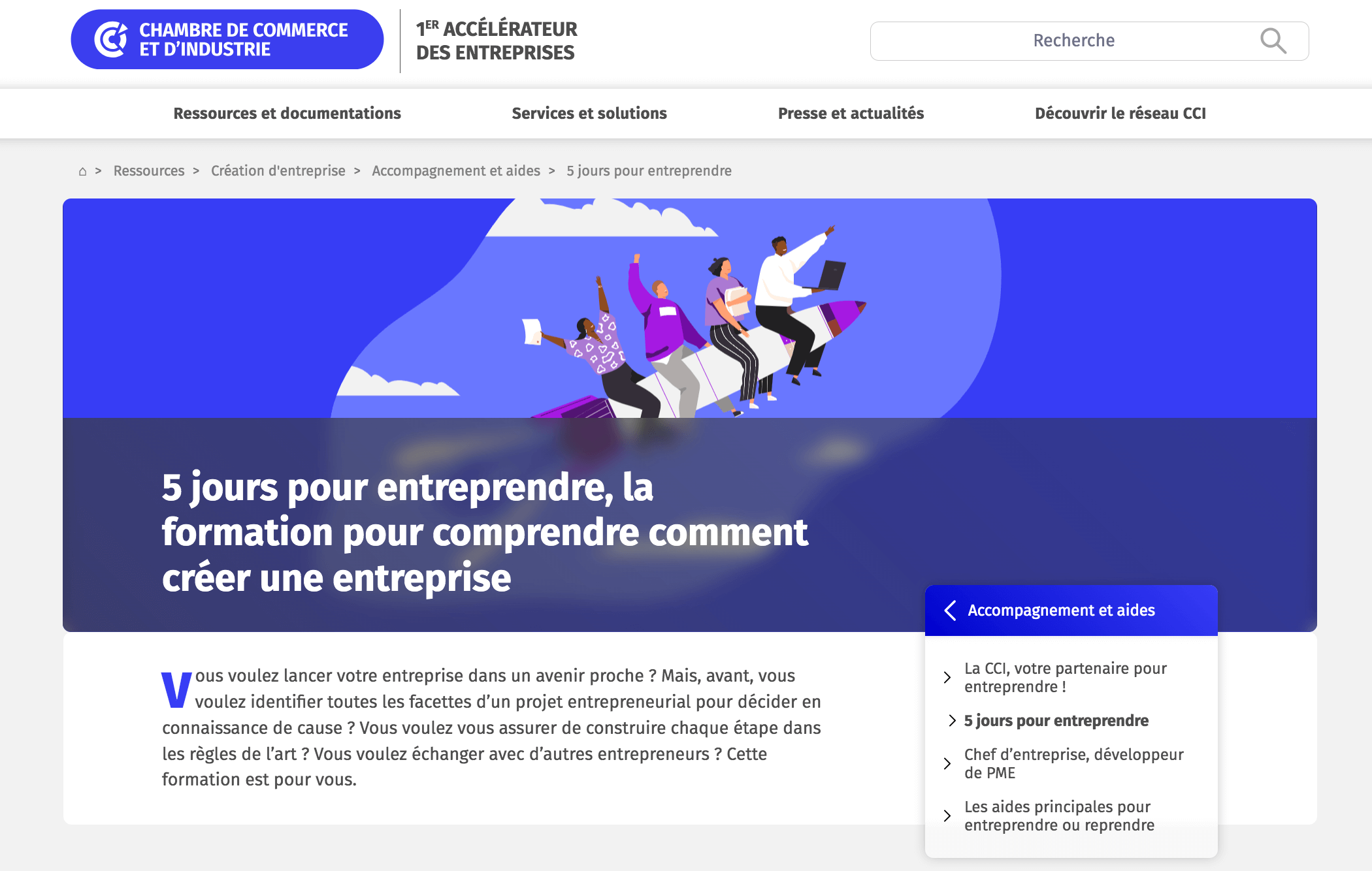 formation auto entrepreneur cci