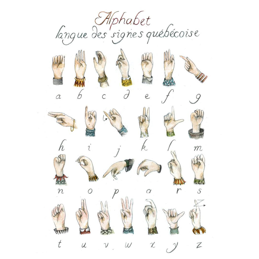 a en langage des signes