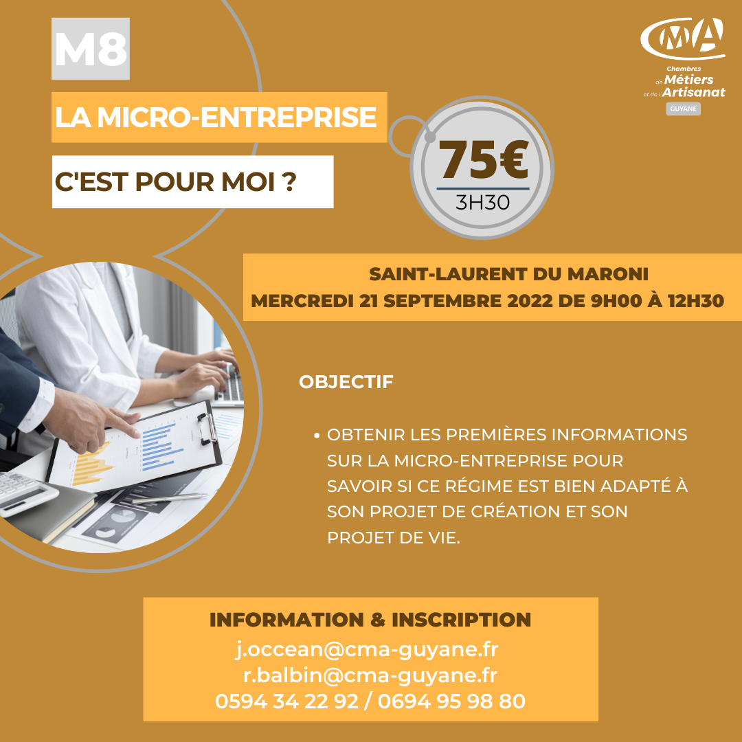 formation pour micro entreprise