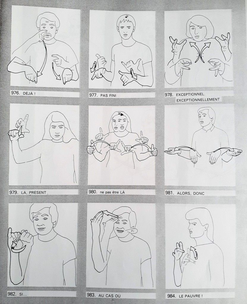 phrase langue des signes