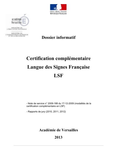 academie de langue des signes