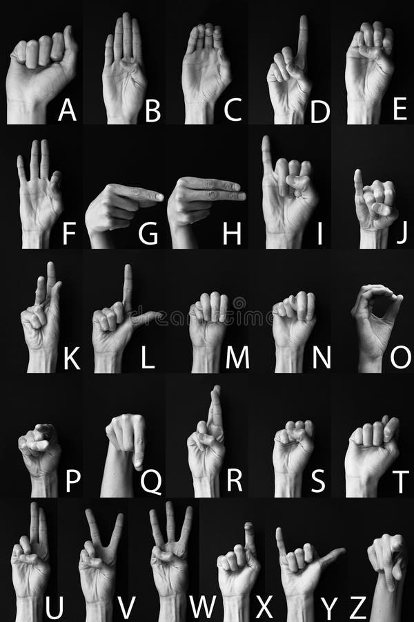 alphabet langue des signe
