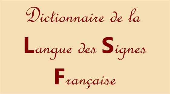 dictionnaire langue signes française